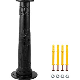 VEVOR Antique Hand Water Pump Stand Pitcher Pump Stand Cast Iron Well Pump Stand w/Pre-set 0.5" Holes for Easy Installation Old Fashion Pitcher H